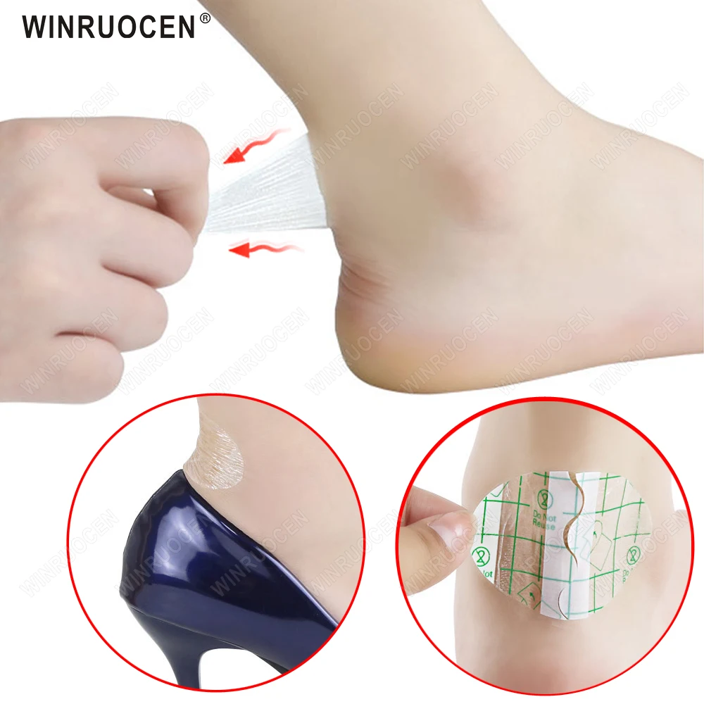 

Гелевые пятки для защиты ног, клейкие блистерные прокладки, гидроколлоидная подкладка, анти-износ, наклейки для обуви, облегчение боли, плас...