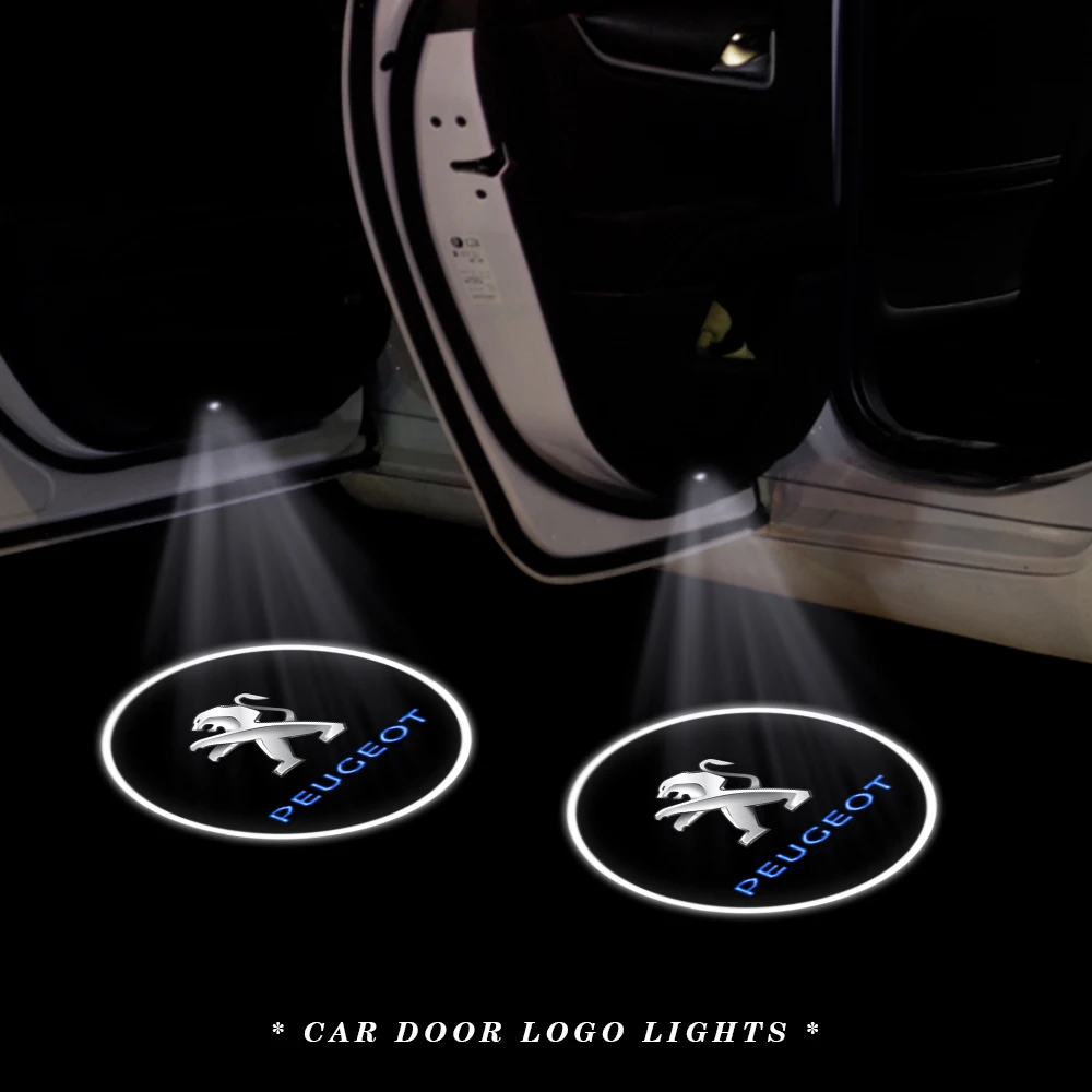 2 шт. Автомобильные светодиодные проекторы для Peugeot 3008 5008 208 407 406 4008 206 308 307 301 207 2008 508