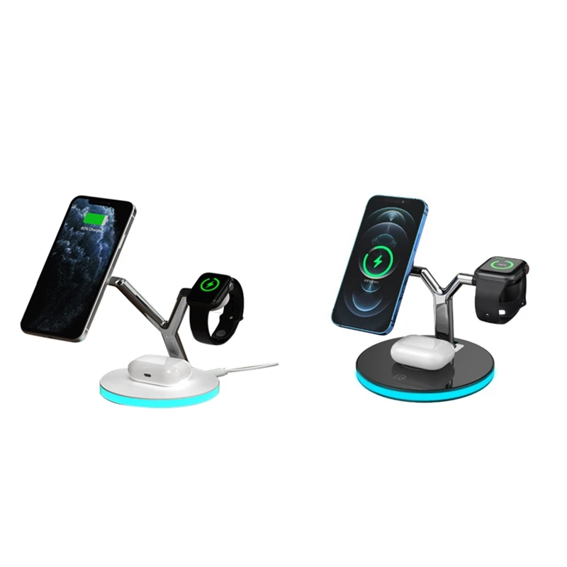 

3 In 1 Magnetic Wireless Charger 15W For Iphone 12 Apple Pro