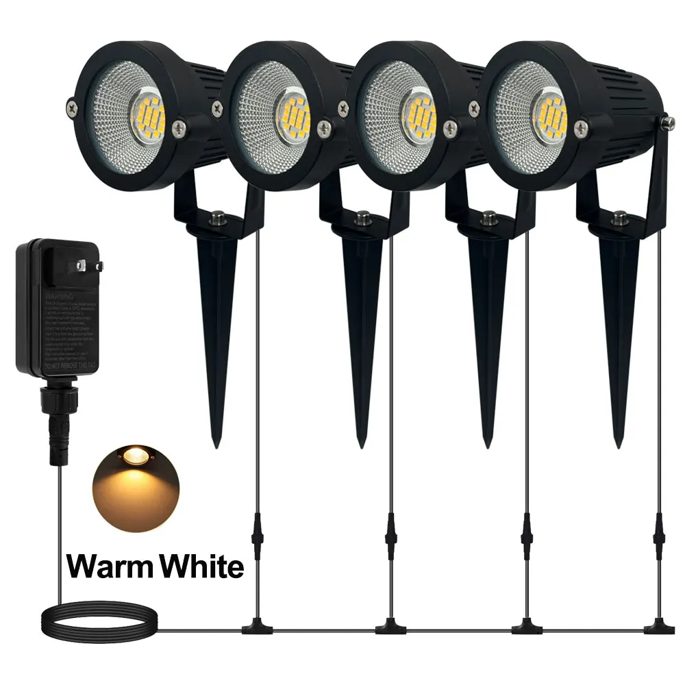 4 шт. шнур для ландшафтного освещения 7 Вт 56 футов