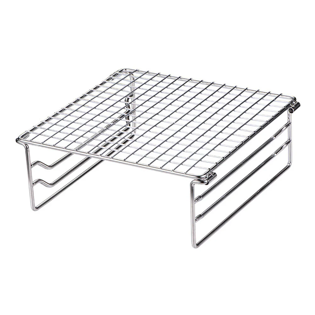 

Go Too Far Barbecue Grate Picnic Accessory BBQ Grill Rack Hibachi Grills Frame Stainless Steel Mini