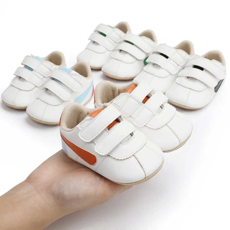 

Baby Shoes Infat Girl Boy Unisex Canvas Shoes Cotton Sole Flat Toddler First Walkers Baby Accessories PVC Crib Shoes Newborn
