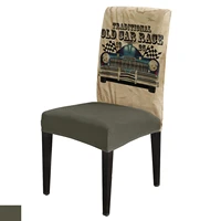 retro classic car chair covers dining room weddings banquet stretch chair cover kitchen spandex chair cover