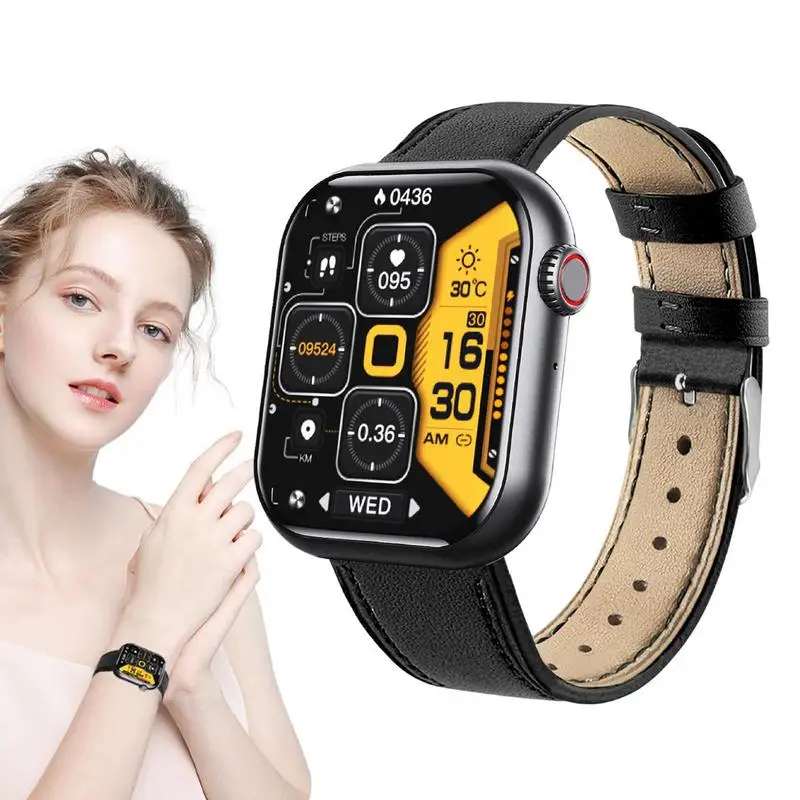 

Smart Watch W11 Blood Glucose Sugar 1.91-Inch Smartwatch Men Women 24 Hours Heart RateTemperature Fitness Trackers Monitoring