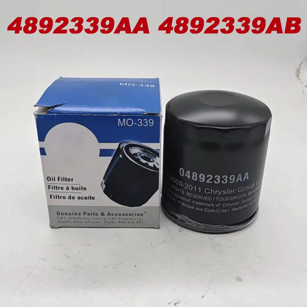 

For OEM Mopar 04892339AA 4892339AB Car Engine Oil Filter For Chrysler Dodge Jeep Ram with Original Packing High Quality