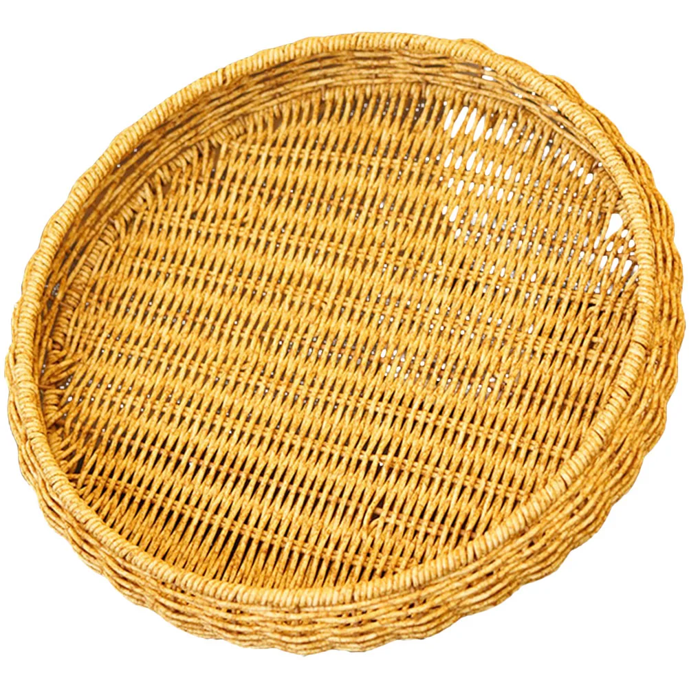 

Basket Tray Fruit Storage Buffet Dessert Bowl Candy Holder Tower Serving Rattan Bread Woven Appetizer Cups Bowls Taster Wicker