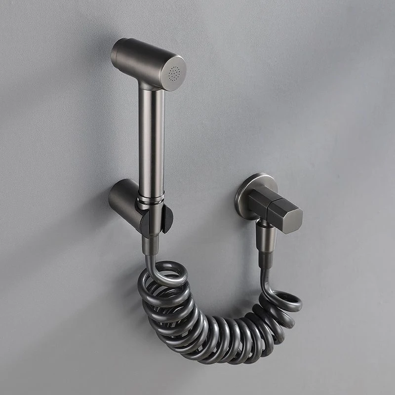 Душевая лейка для биде набор душа матовый серый бронша медный клапан кран