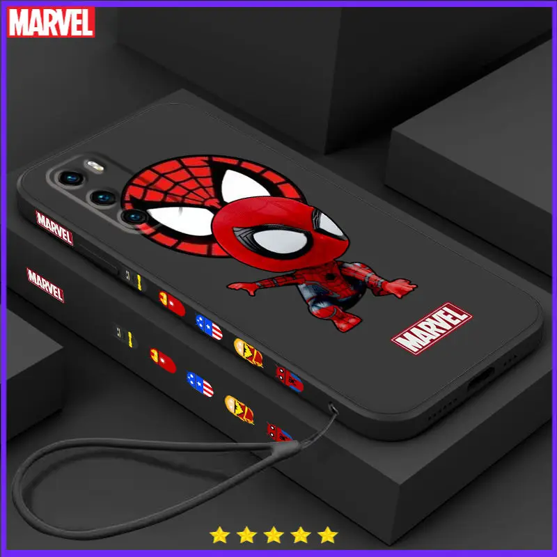 

чехол Cell phone case for Huawei p30 lite case P40 P50 pro P10 huawei p20 lite case Marvel comic Unilateral pattern design cover