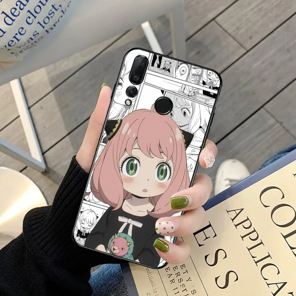 SPY FAMILY Anya Cute Phone Case For Huawei Y9 6 7 5 Prime Enjoy 7s 8 Plus 7a 9e 9plus 8E Lite Psmart Shell