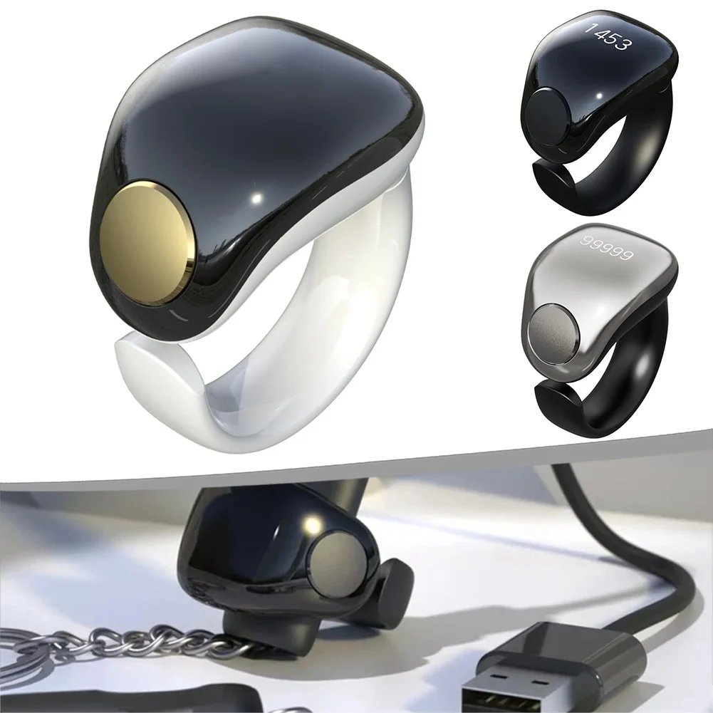 Умное кольцо счетчика Blue-tooth Ring Цифровой счетчик Водонепроницаемый отслеживание