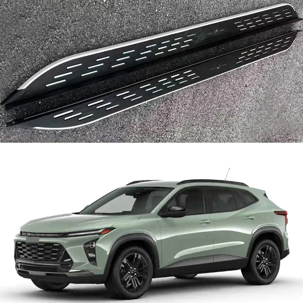 

2Pcs Fixed Running Board Side Step Pedals Nerf Bar Fits for ALL NEW Chevrolet TRAX 2023 2024