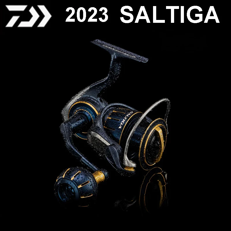 2023 NEW Original DAIWA SALTIGA 4000-XH 5000-H 6000-XH Saltwater Spinning Reel DURALUMIN DRIVE GEAR Fishing Wheel Made in Japan