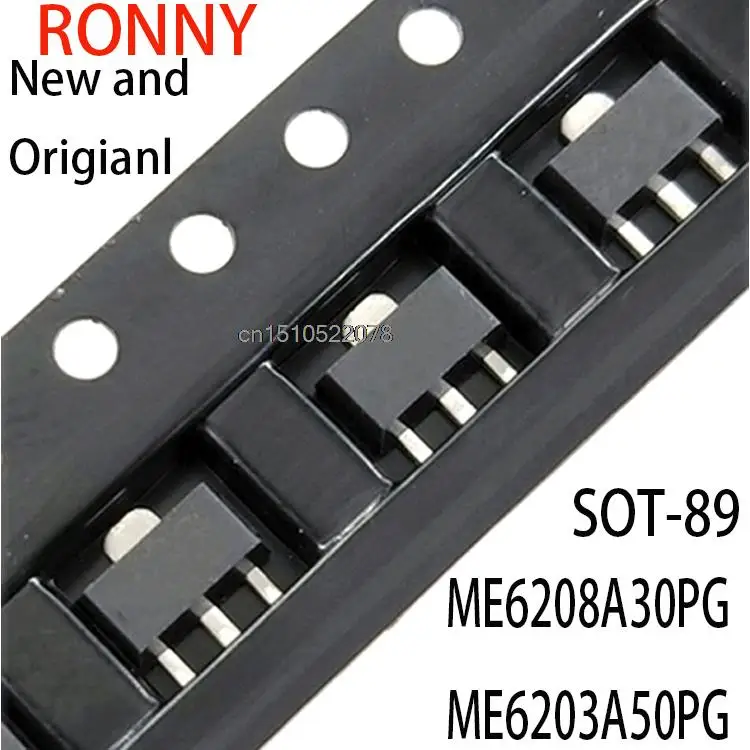 

10 шт. новые и оригинальные 6208A 6203A SOT-89 ME6208A30PG ME6203A50PG