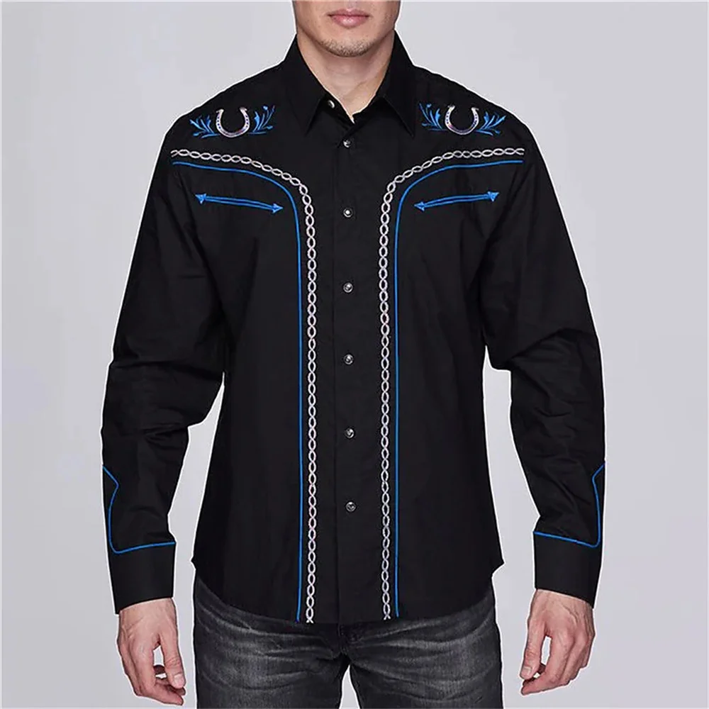 2023 new men's plaid shirt spring and autumn men's regular fit casual long-sleeved shirt luxury men's spring and autumn shirt