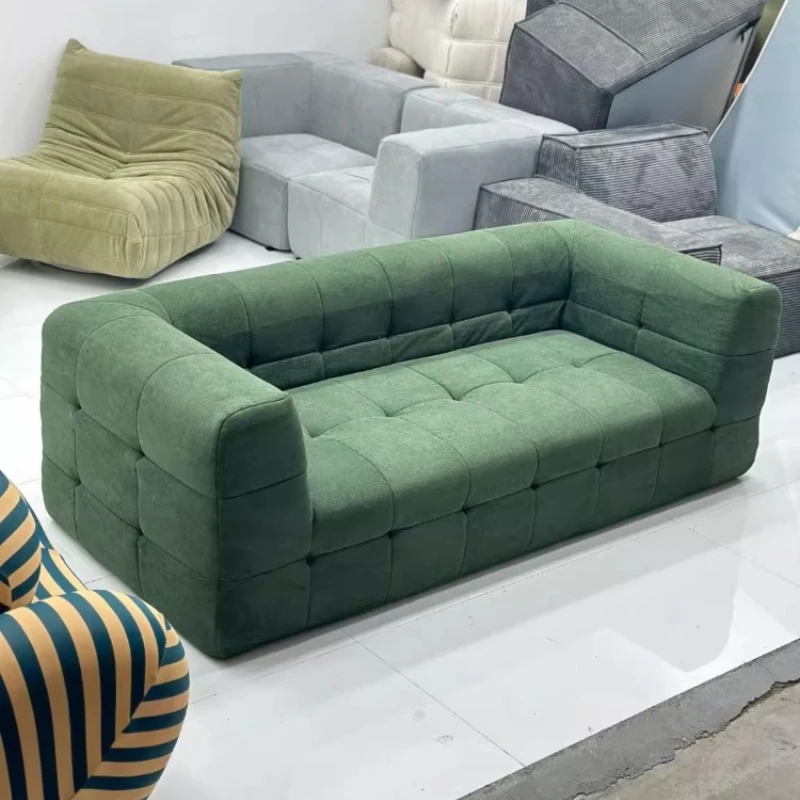 Современный дизайнерский диван для взрослых двойной скандинавский белый 2021