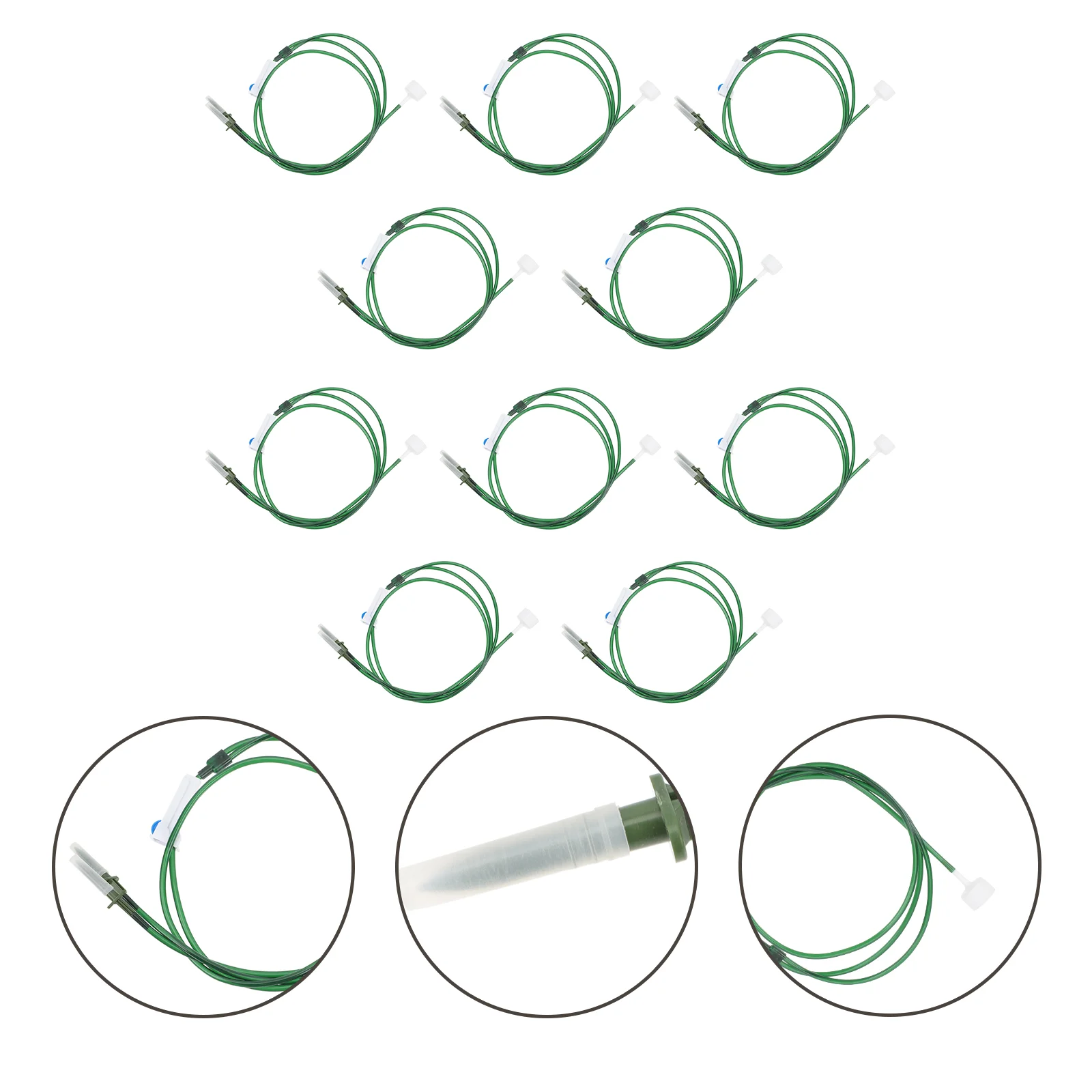 

10pcs Tree Transplant Duct Infusion Bag Tubes Hanging Infusion Bag Duct