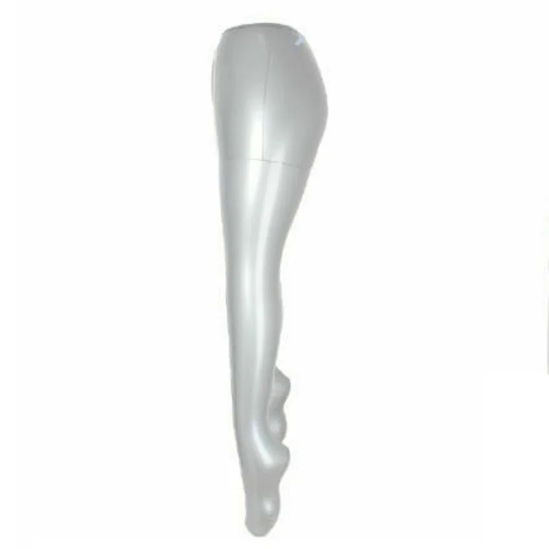 1pcs Legs Model PVC Female Pants Underwear Inflatable Mannequin Dummy Torso Legs Model Silver Tuch Shop Kleidung Display