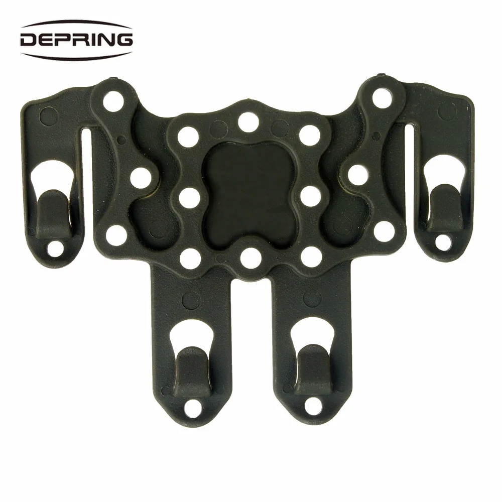 

Tactical Molle System Speed Clip Platform for Right Left Hand Holster Rail Case Mount for Hunting