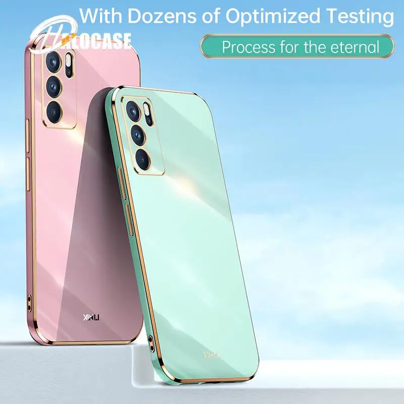 

Plating Silicone Phone Case for OPPO Realme Reno C21Y 6 5 8 6Z A74 A54 A94 A93 A16 A95 A55 A73 A53 A35 A15 C21 C15 A33 Pro Cover