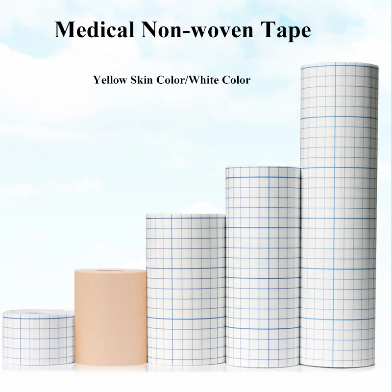 

5/10/15/20/25cmx10m Breathable Medical Non-Woven Tape Self Adhesive Surgical Fixation Tape For Gauze Plaster Wound Dressing