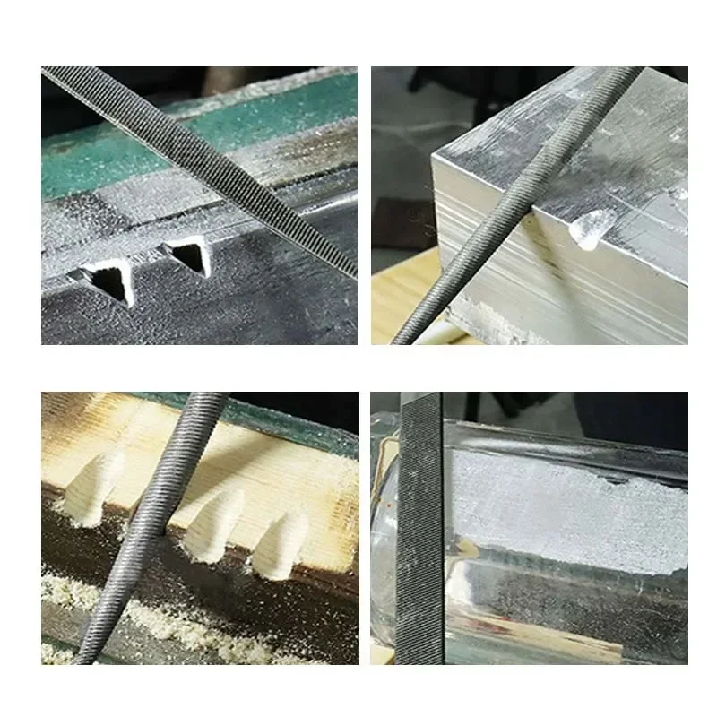 Набор ручных напильников для полировки металла маленький напильник треугольный