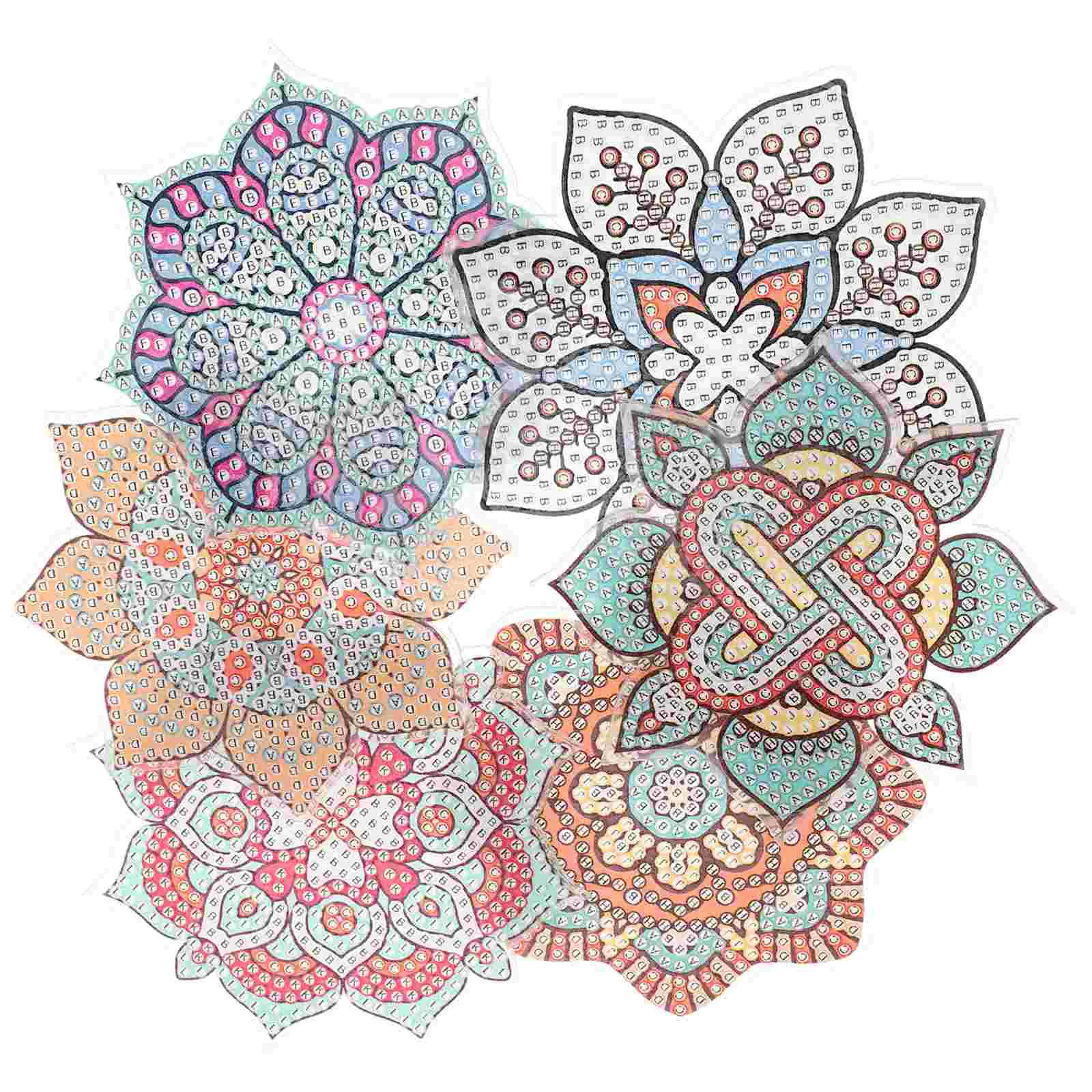 

Подставка для украшения дома, алмазные подставки, ручная подставка для чашки, резиновая Удобная подставка, цветок, алмаз