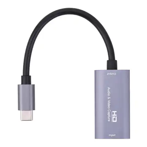 4K 1080P Type C видеозахват HDMI-совместимый USB 2,0 видеозахват для PS4 PS5 переключатель телефонная игра Запись ПК прямая трансляция