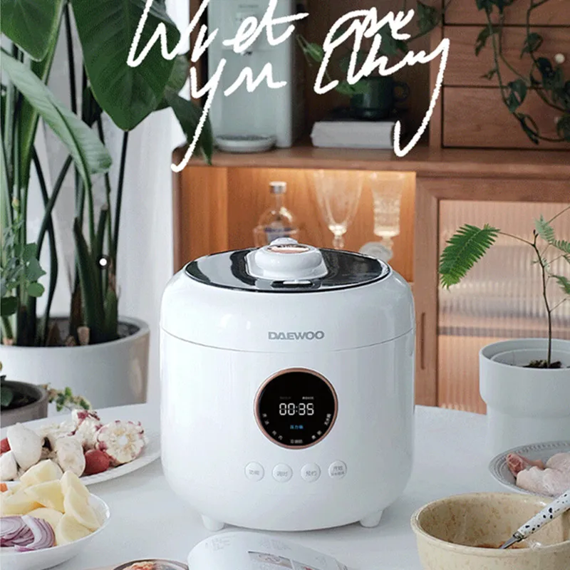 

DAEWOO 220V Electric Pressure Cooker Household Small Intelligent Automatic Multi-function 4L Double Bladder Rice Cooker