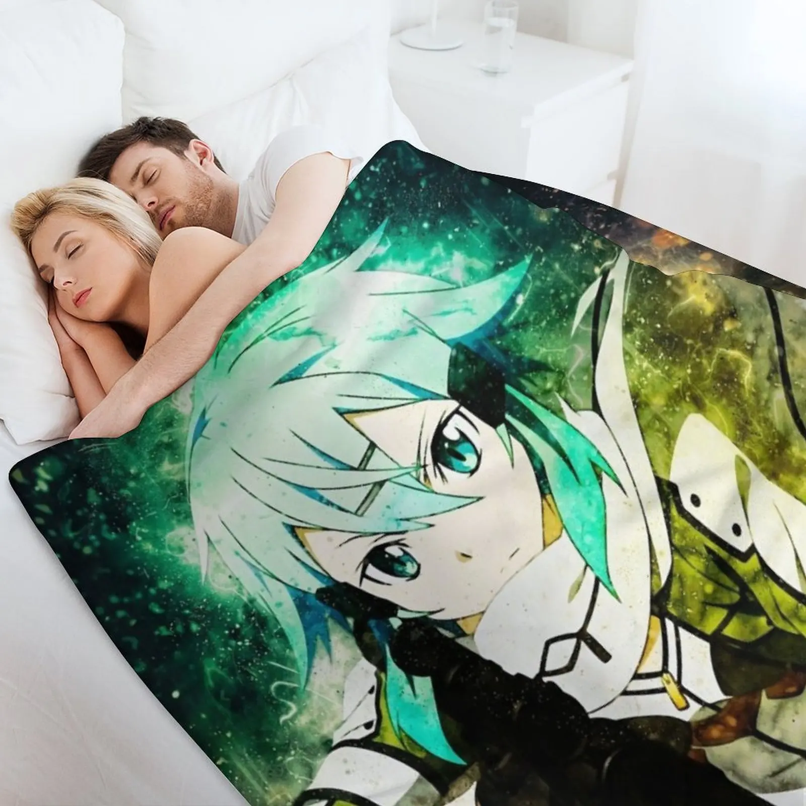 Sinon Sword Art Online пледы одеяла для детской постельного белья