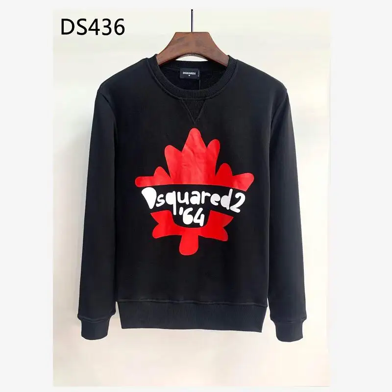

Толстовка Dsquared2 с надписью граффити для мужчин и женщин, повседневная толстовка унисекс с длинным рукавом, DS436 #