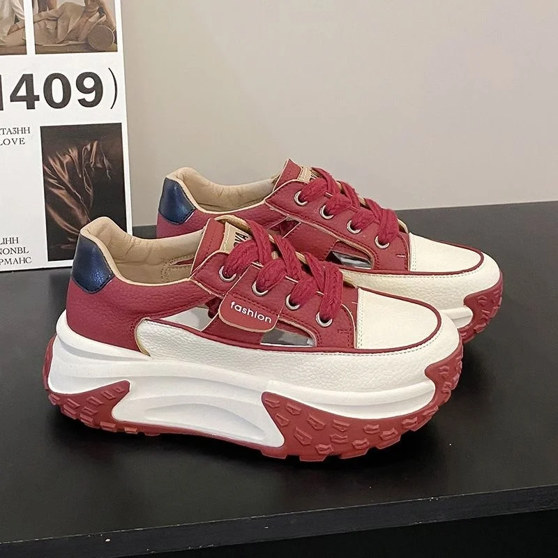 

Summer Women Platform Shoes Hollow Ladies Sports Shoes
