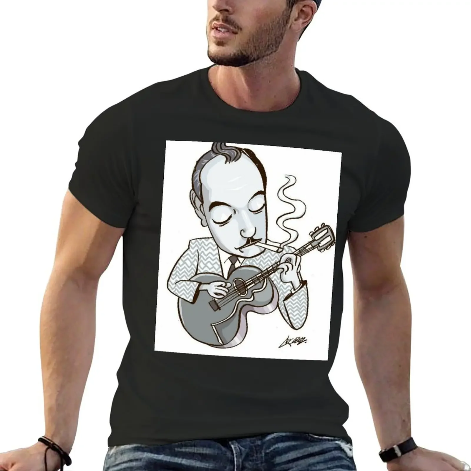 Футболка Django Reinhardt The Manouche Legend с короткими рукавами одежда в стиле хиппи мужская