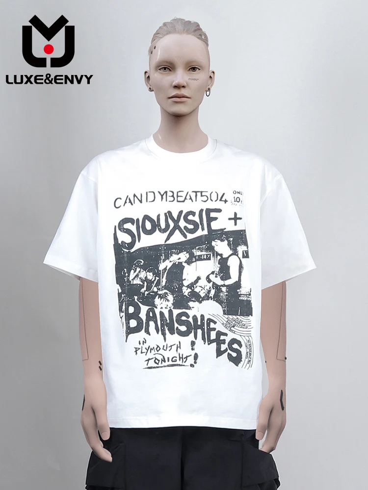 

Футболка мужская хлопковая свободного покроя, с коротким рукавом и цифровым принтом