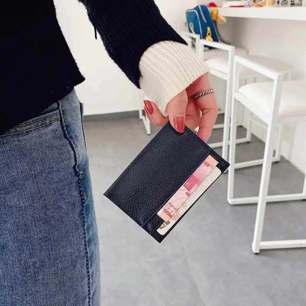 

credit card holder PU Leather Passport Cover ID Business Card Holder Travel Credit Wallet for Men Purse Case Driving License Bag