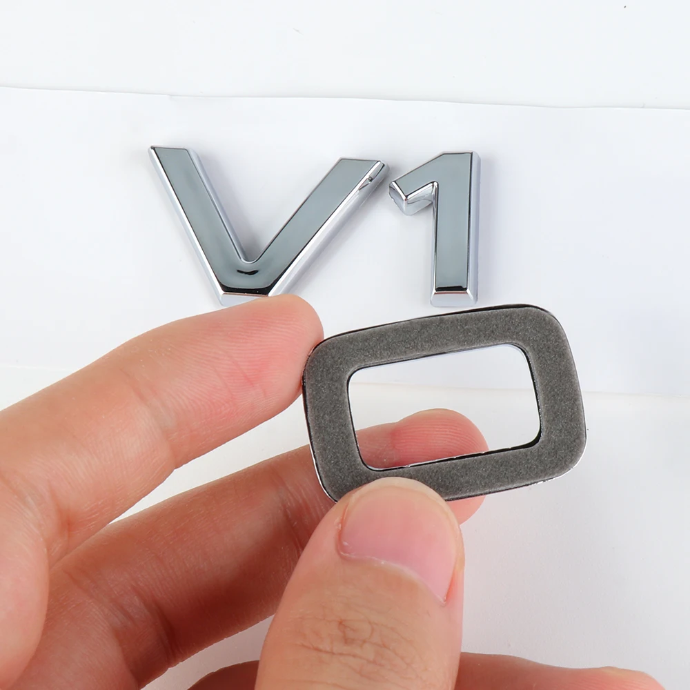 3D ABS черный/серебристый 2 0 т V10 V8T TFSI 1 8 V6T буквы автомобильное крыло боковая эмблема