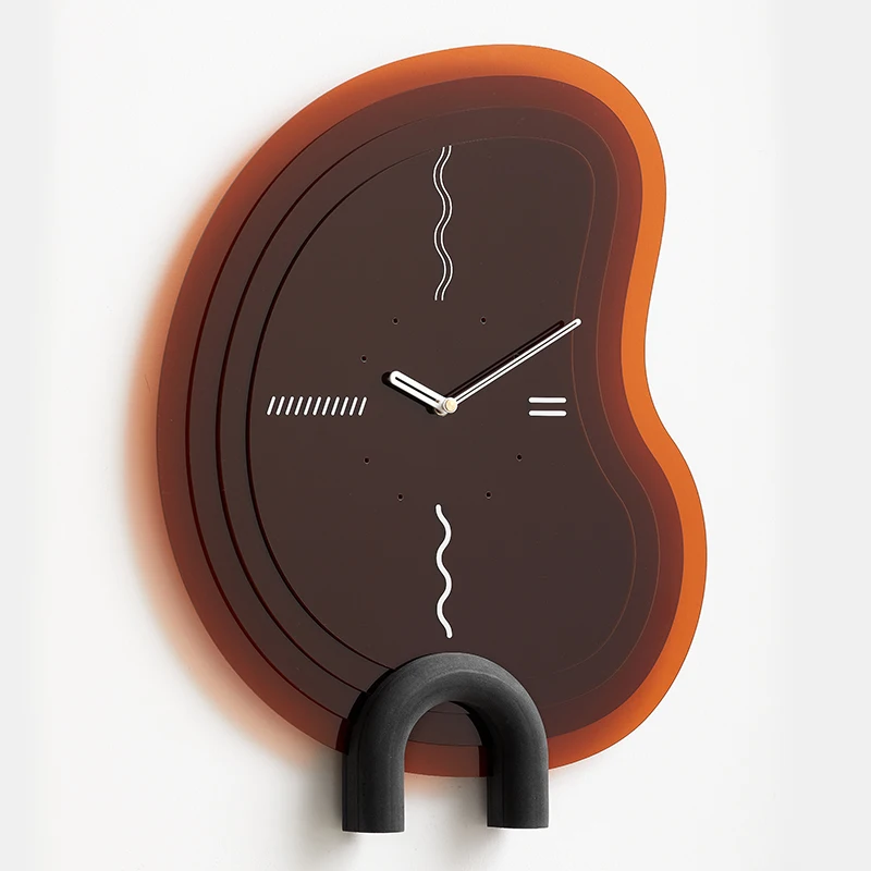 

Акриловые настенные часы 3d, домашний декор, современные минималистичные украшения для гостиной