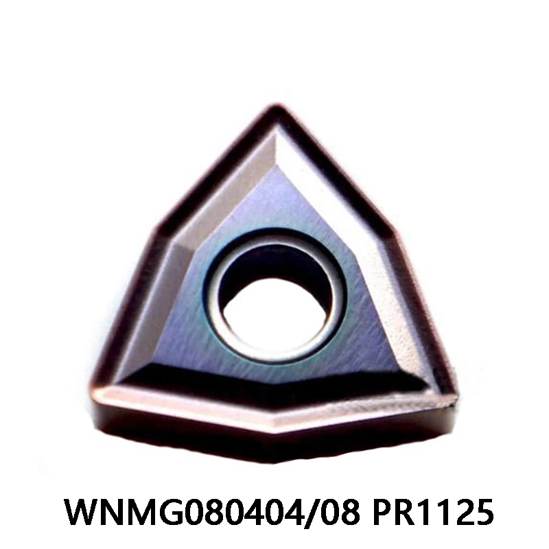 

WNMG 080404 080408 Original WNMG080404 Cutting Tool PR1125 Carbide Inserts for Stainless Steel CNC WNMG080408 Turning Blade