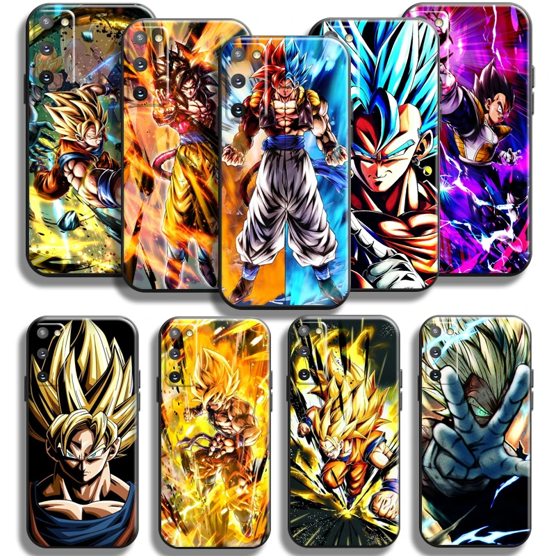 

Goku Dragon Ball Super For Samsung Galaxy S22 S21 S20 S10 10E S9 S8 Plus S22 S21 S20 Ultra FE 5G Phone Case Coque Black Carcasa