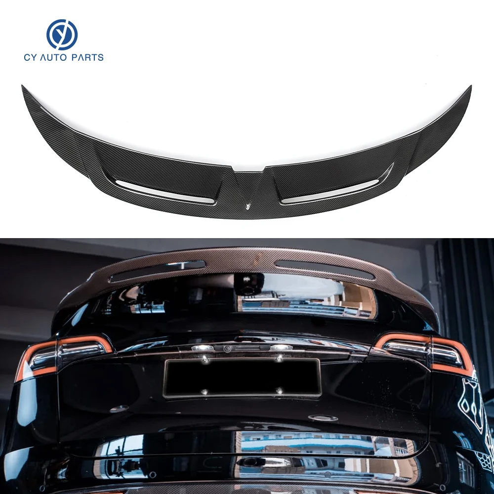 

Задний спойлер для багажника Tesla модель Y спойлер для багажника губа из углеродного волокна спойлер для крыла аксессуары для стайлинга автомобиля