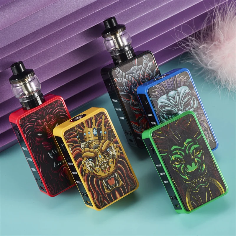 

E Cigarettes Vape Smoke 160W Box Mod Kit 2200mah Battery 3.5ml Atomizer Power Adjustable Electronic Cigarettes Vaporizer Vaper