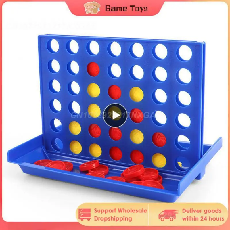 

1~10PCS Foldable Bingo Four Combo Board Game Children Educational Toys Kids Children Line Up Row Board Puzzle Toys Party Bingo