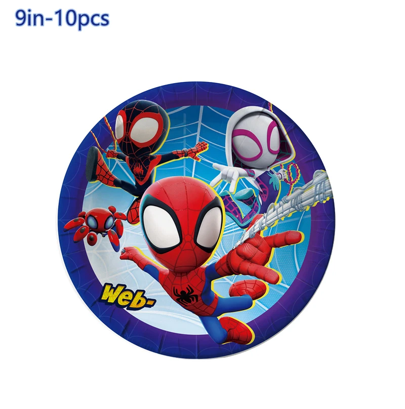Одноразовый набор столовых приборов Disney Человек-паук и его друг украшение для