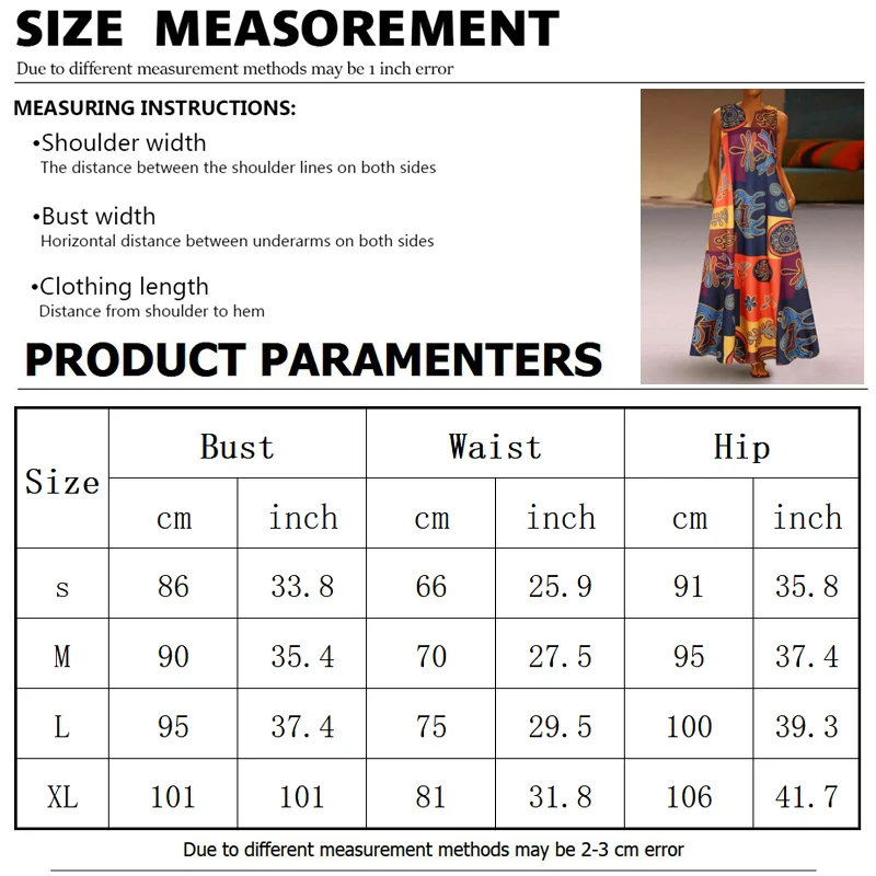 Женское платье-макси с V-образным вырезом Свободное длинное платье без рукавов