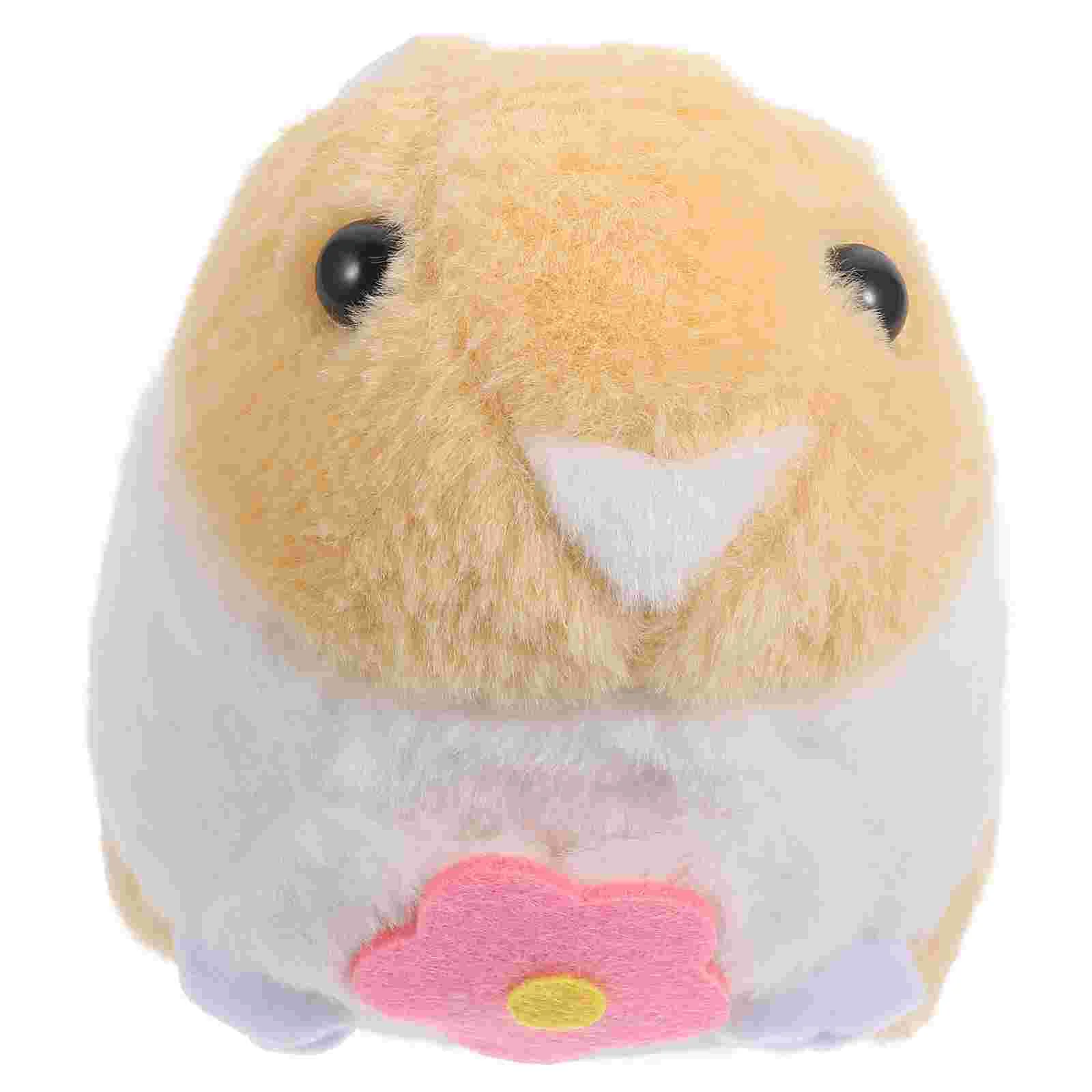 

Baby Toys Plush Stuffed Animals Clockwork Hamster Drawstring Rotating Tail Child