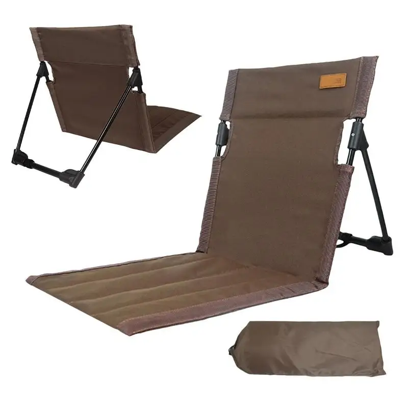 

Folding Camping Chairs For Adults 600D Oxford Cloth Stadium Seat Cushion Bleacher Chairs Lightweight Compact Portable For Parks