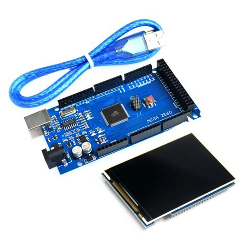 

3.5 Inch TFT Color Screen Module 320X480 Ultra HD LCD Screen Kit For Arduino Mega2560 R3 Board With Cable