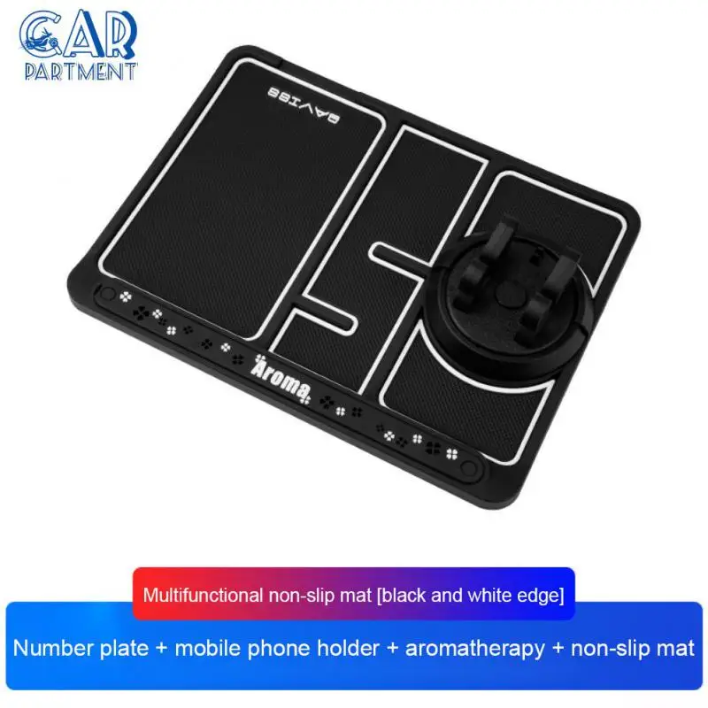 

Non Slip Holder Dash Phone Mount Sticky Anti Slide Personality Car Anti-slip Mat New Creative Four In One Anti-skid Pad 2023