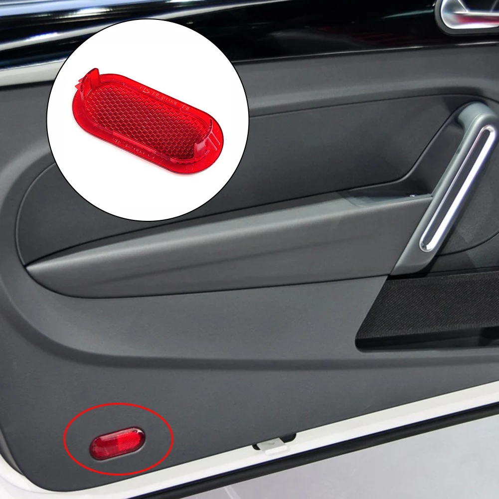 

2pcs Door Red Panel Warning Light Reflector Fit For Beetle 6Q0947419 Car Accessories High-quality Durable Door Reflectors