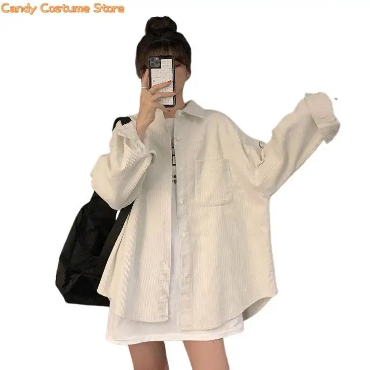 Рисунок 6 - Рубашка женская Вельветовая в стиле Харадзюку