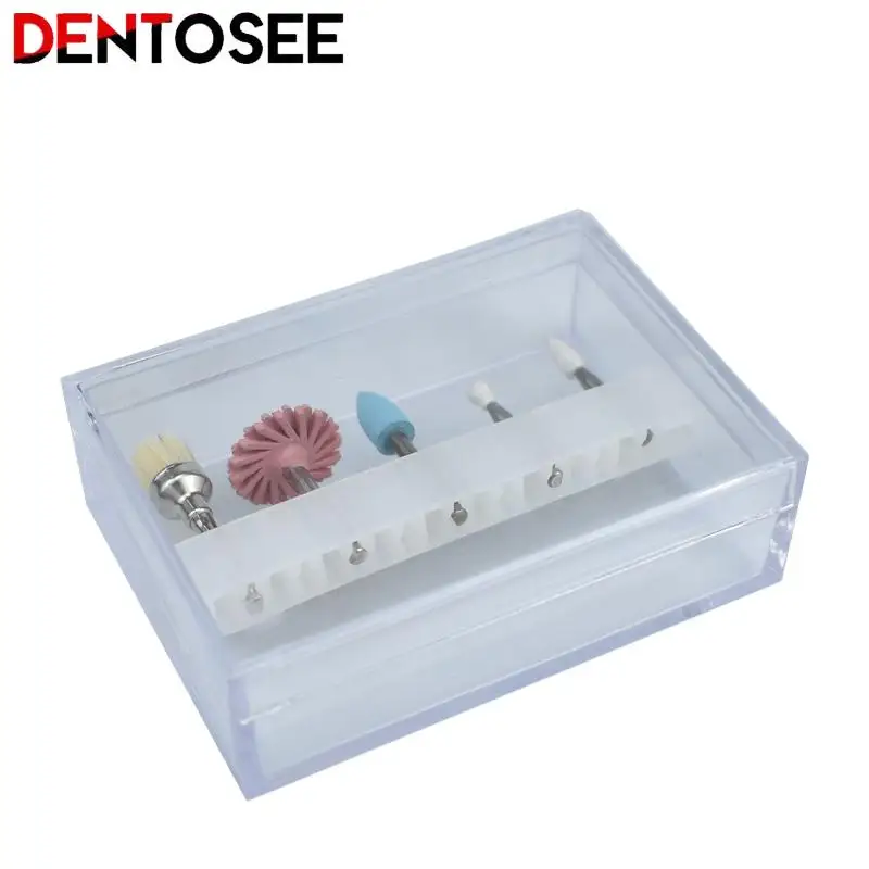 

Dental Silicone Rubber Grinding Heads Teeth Polisher Polishing Kit Low-Speed Machine Composite Flnish and Polish